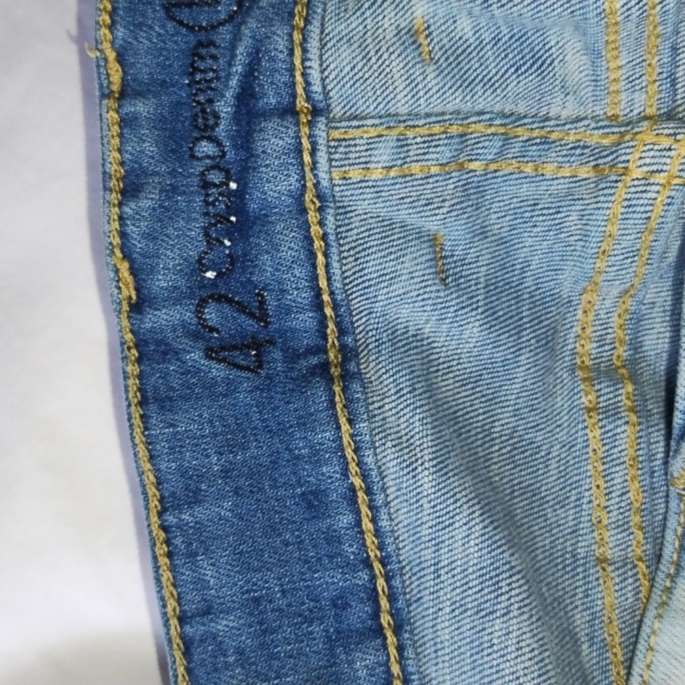 Men's "CRISP DENIM" blue jeans size 42 - Picture 5 of 5